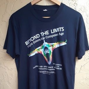 1989 Space Shirt Size Large Screen Stars Tag